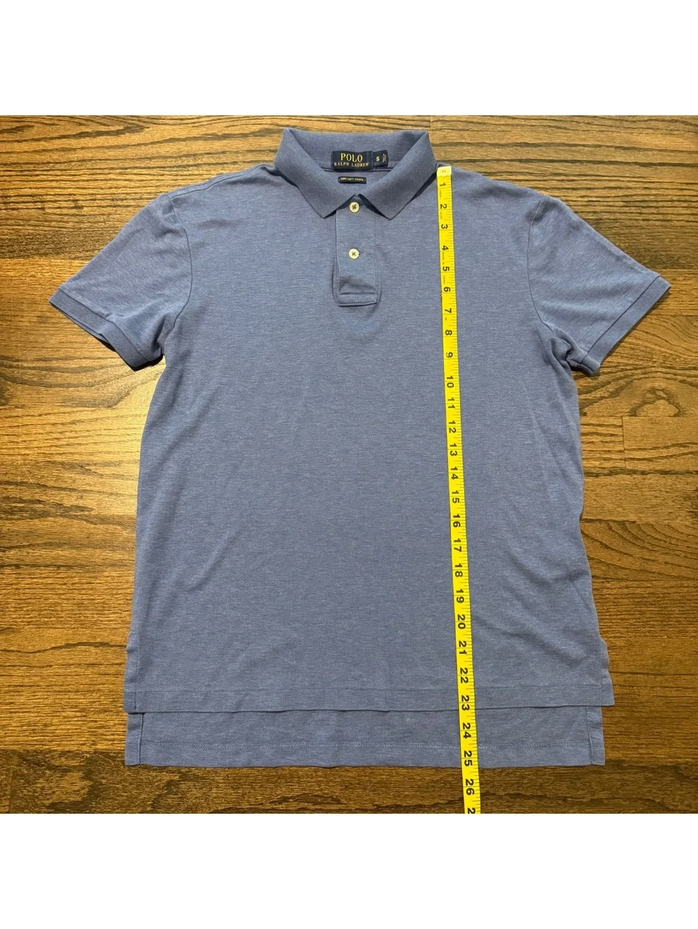 Polo Ralph Lauren Men's Light Blue Pima Cotton Polo Size Small